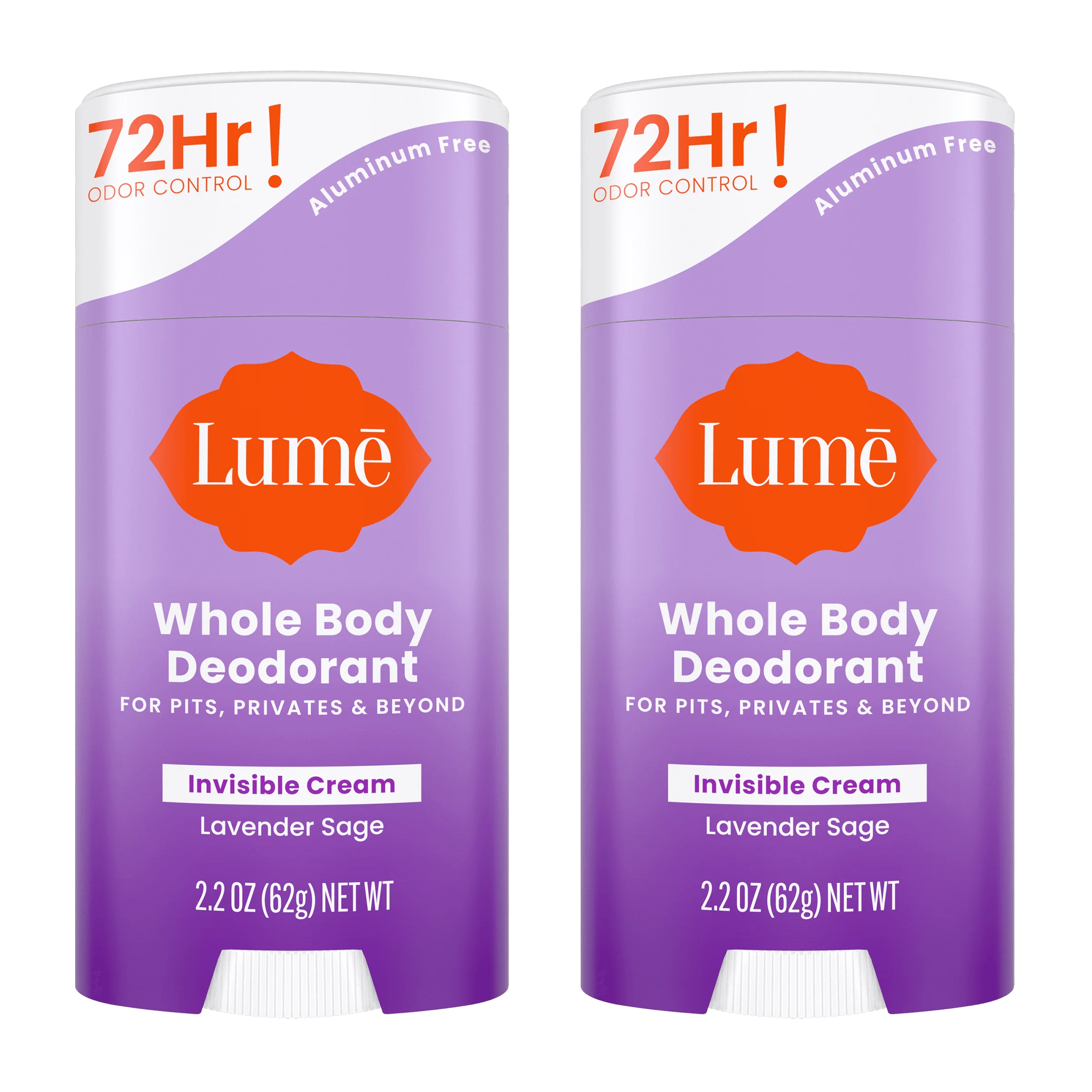 Lavender Sage | Cream Stick Deodorant 2-Pack