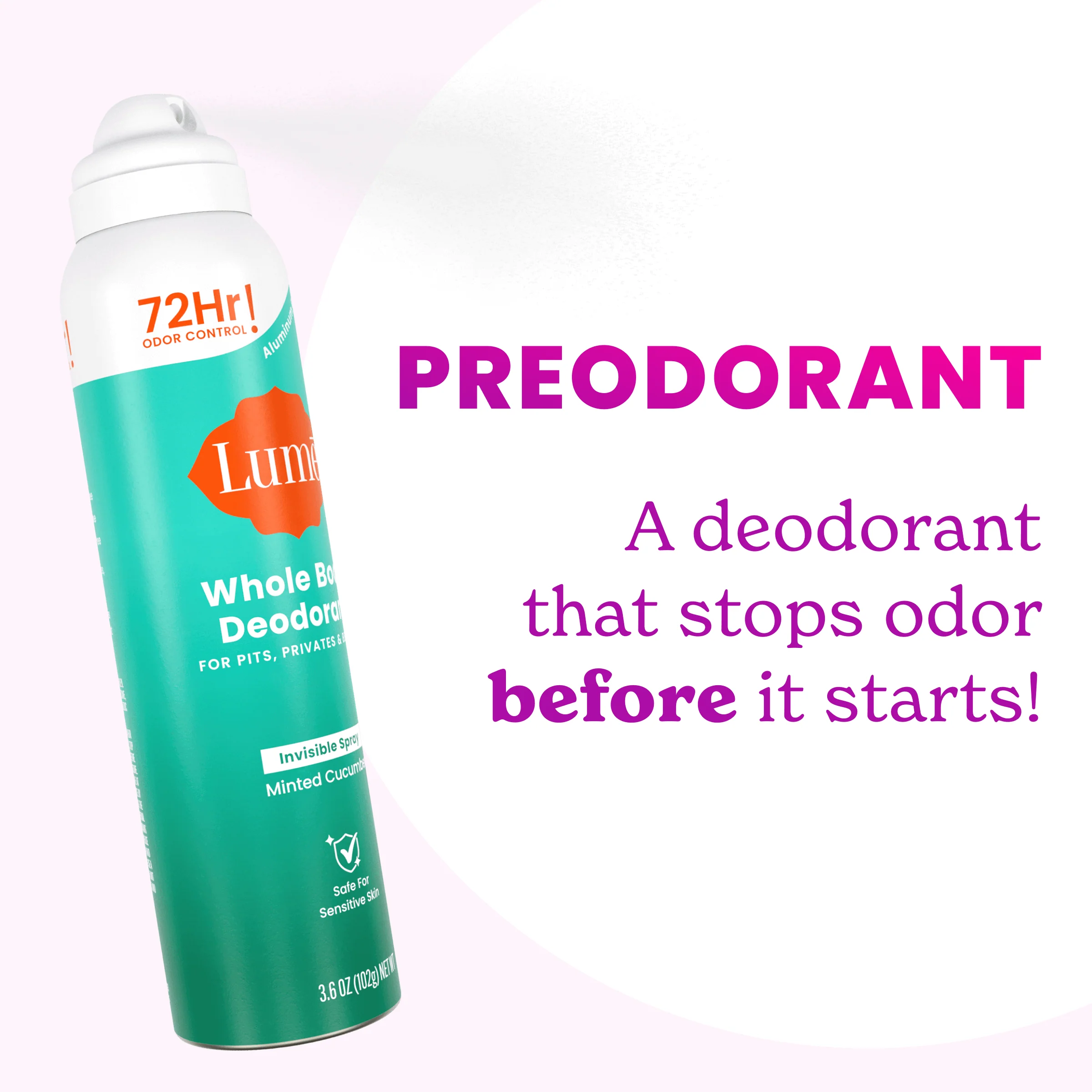 Minted Cucumber | Spray Deodorant - Image 3