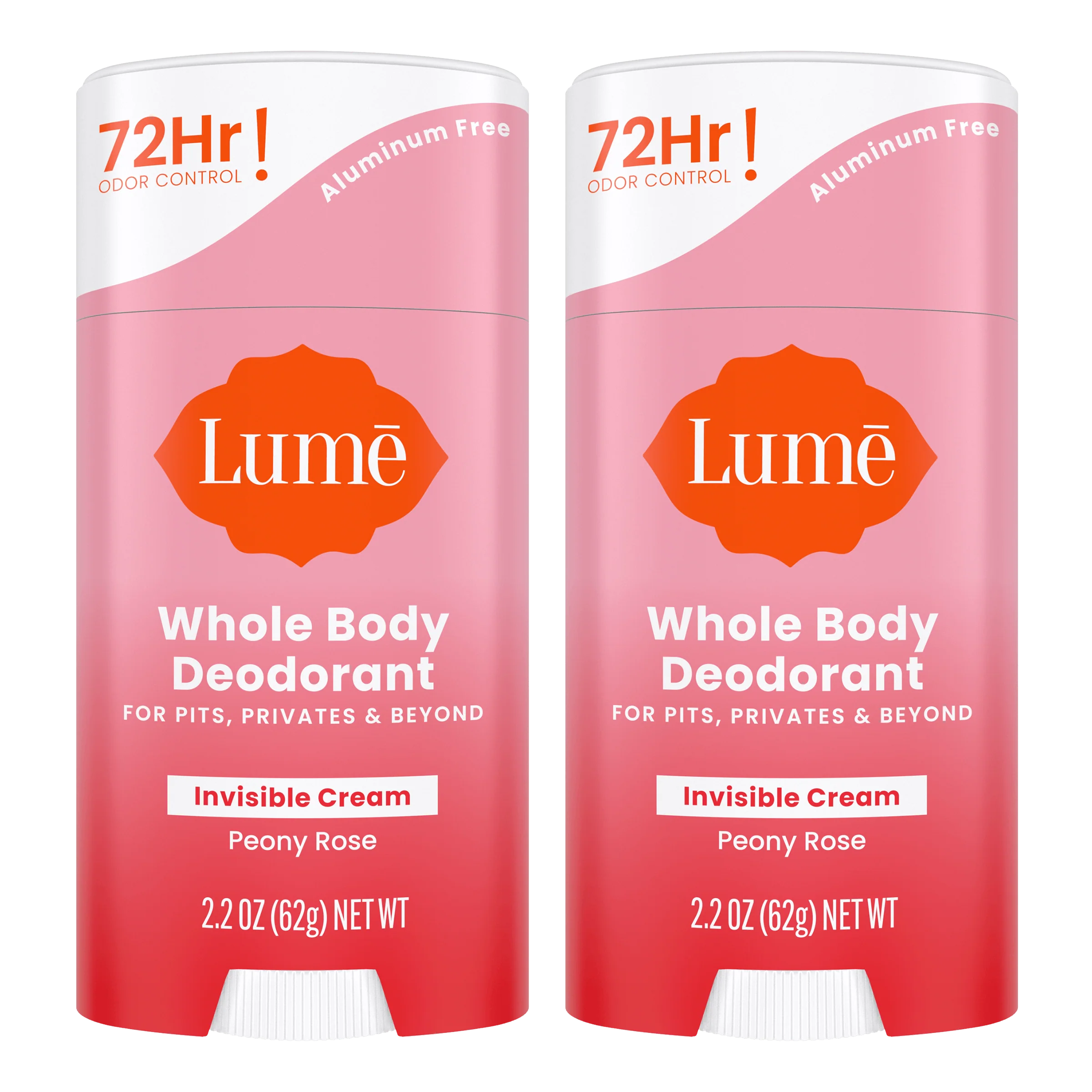 Peony Rose | Cream Stick Deodorant 2-Pack